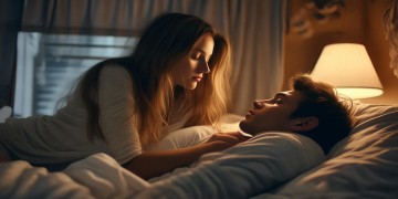 妹子哄男友睡觉，这究竟正常吗？