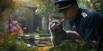 物业保安能抓野猫吗？