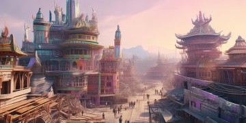 蓬安正源镇正在修建什么景点？