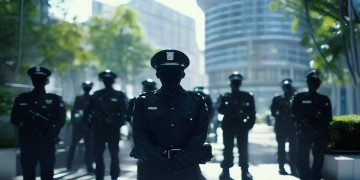 中航物业的安保力量，专业守护，安心服务