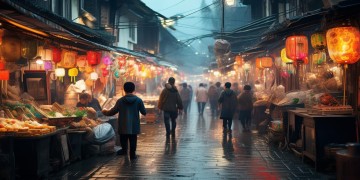容城夜市哪里好玩？