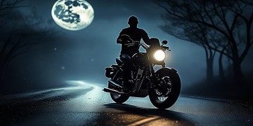 男友半夜骑摩托什么意思？