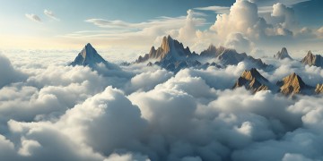 站在云上看山峰是什么歌？
