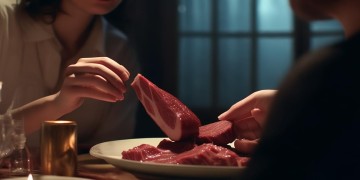 给男友吃肉时，真的需要用纸巾吗？