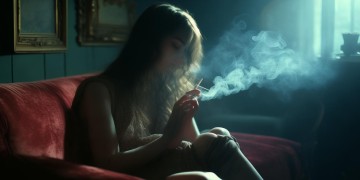女友烦闷时抽烟，这正常吗？