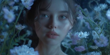 女友眼睛有些凹陷正常吗？