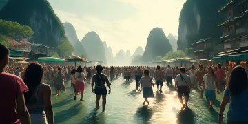 今天桂林景区人多吗？