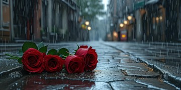 男友下雨送花合适吗？