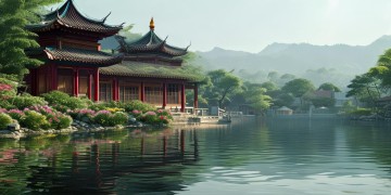 济南五龙潭里有哪些景点？