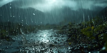 雨一直下却挡不住哪首歌的旋律？