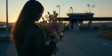 女友去看望武警送什么花？