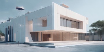 卡通简约建筑AI模型能否引领建筑设计新潮流？