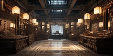 AI能否精准制作中式装修模型？