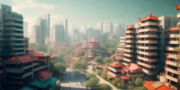晓港名城都是一个统一的物业吗？