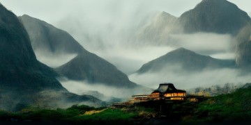 大山中间的人家是什么歌？