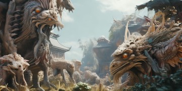 AI山海经异兽模型设计，如何融合传统与创新？