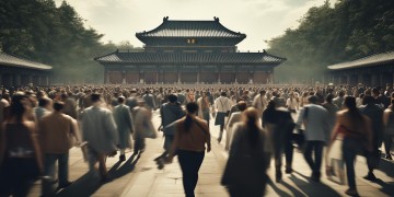 明孝陵景区人流多吗？