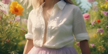 女友白衬衫搭什么？