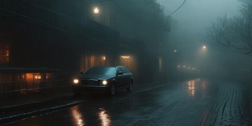 雨天朦胧的车窗是什么歌的旋律在回响？