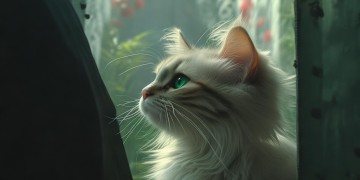 猫见到主人的男友会叫吗？
