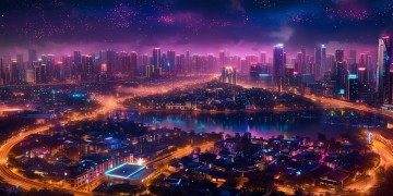 卢氏夜景哪里好玩？