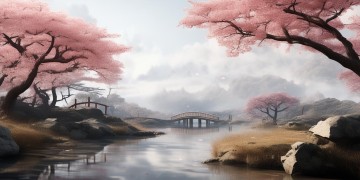 文心一言的画为何呈现日本风格？