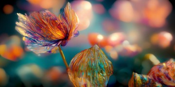 AI如何生成3D花瓣模型？