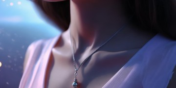女友铃铛项链推荐纯银吗？