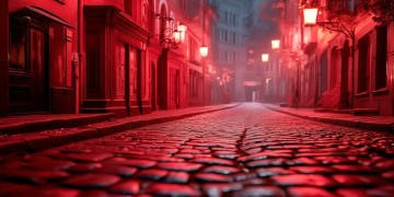 红色景点路灯究竟叫什么？