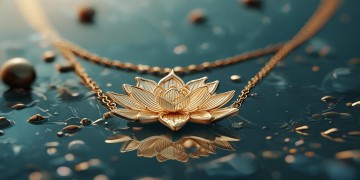金项链送女友，选择莲花造型合适吗？