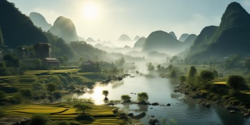 阳朔景点为什么不集中了？