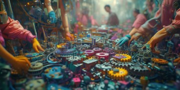歌词中提到的团队合作究竟是哪首歌的主题？