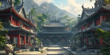 内丘扁鹊庙有哪些景点？