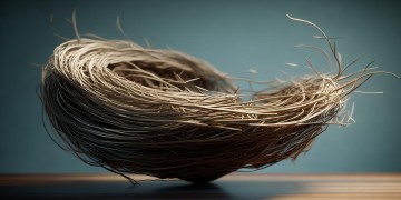 如何利用AI技术巧妙制作鸟巢模型？