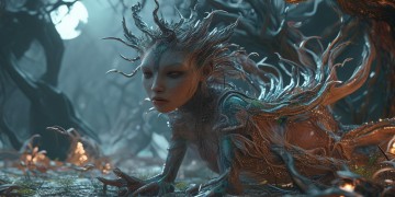 AI黑神话悟空中的女妖精模型是如何制作的？