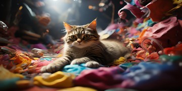 文心一言画猫能有多搞笑？