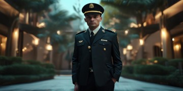 金碧物业保安穿什么服装？