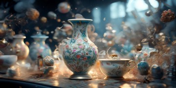 AI生成瓷器用什么模型？