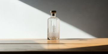 如何在AI中轻松制作逼真的透明瓶子3D模型？