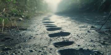深深浅浅的的脚印是什么歌？