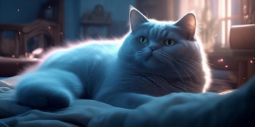 蓝猫英短女友可以养吗？