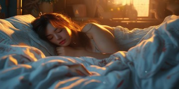 女友睡觉拍嘴什么意思？
