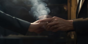 给物业塞香烟违法吗？