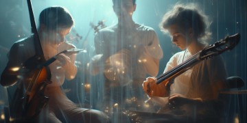 三人一起弹琴能奏出什么样的歌曲呢？
