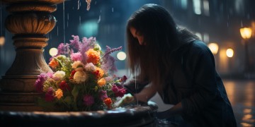 男友不露脸送花是什么意思？
