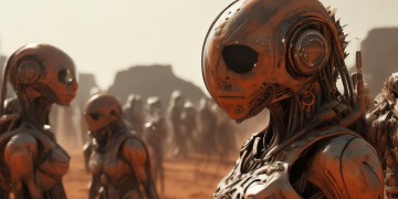 AI大模型绘画，能否精准勾勒出火星人类的奇幻模样？