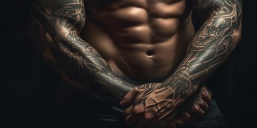 男友的肌肉纹身是什么感觉？