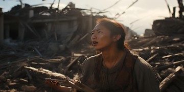 汶川地震时廖昌永唱的是哪首歌曲？