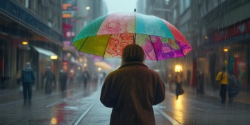 雨伞送男友搞怪吗？