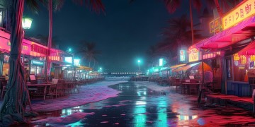 大梅沙夜晚哪里好玩地方？